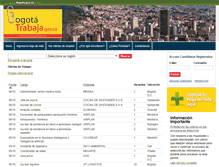 Tablet Screenshot of bogotatrabaja.trabajando.com.co
