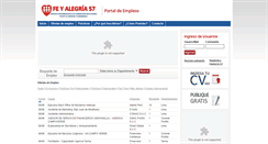 Desktop Screenshot of feyalegria57.trabajando.pe