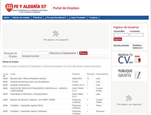 Tablet Screenshot of feyalegria57.trabajando.pe