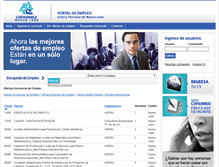 Tablet Screenshot of coparmexnl.trabajando.com.mx