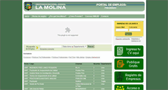 Desktop Screenshot of lamolina.trabajando.pe